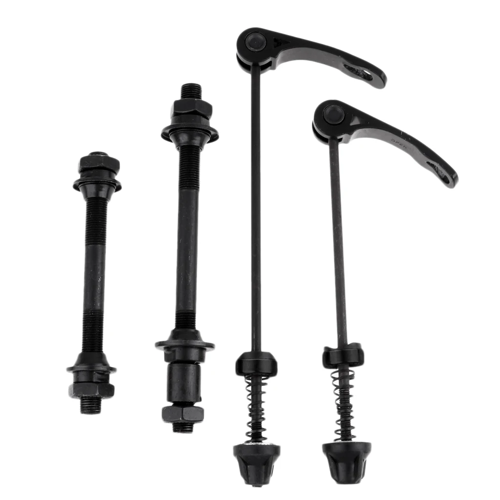 4 Pcs Ultralight Portable Bike Quick Release Skewer Set Front Rear Wheel Hub Axle Hollow Shaft MTB Road Bike Bicycle Parts