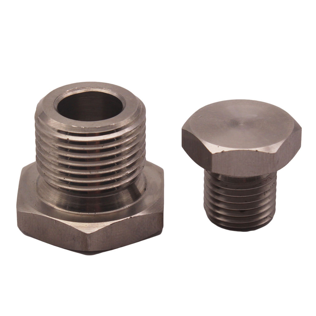 M18 x 1.50 to M12 x 1.25 Oxygen Bung Reducer Adapter For Silvia S13/14 SR20DET