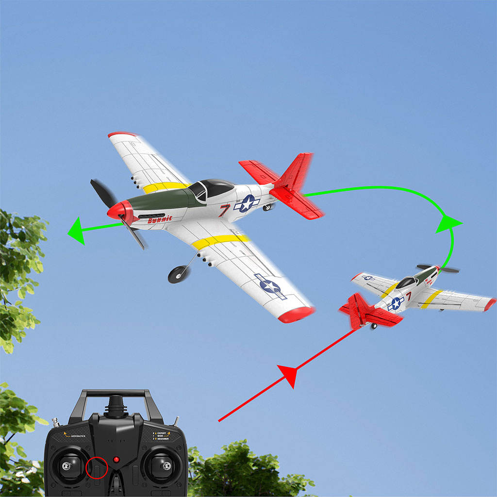 4-Channel RC Airplane Educational Toy Air Plane Toy RC Airplanes for Beginners Children