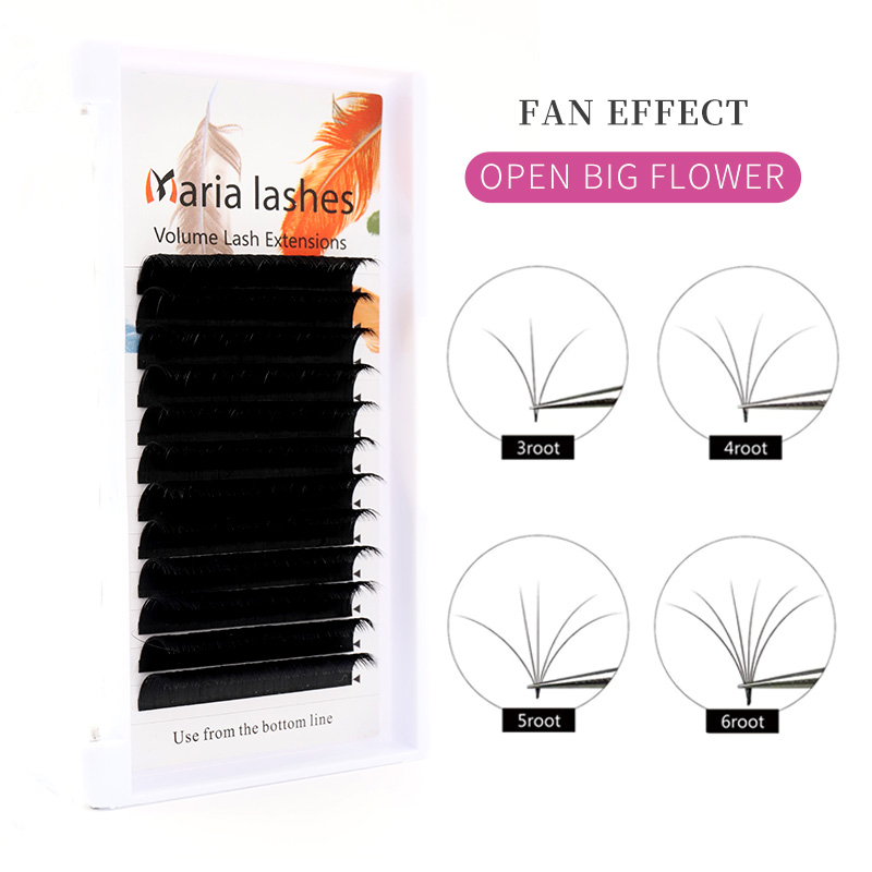 Best of MARIA Easy Fan False Eyelash Makeup Super Long 8-20mm Mega Natural Lashes Extension Supplier Premade Volume Fanning Vendor Reviews & Tips