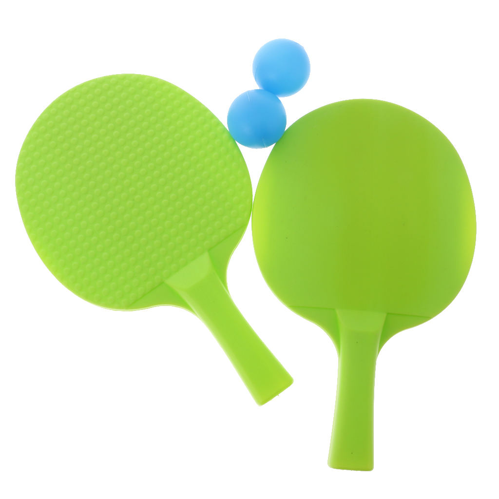Kids Table Tennis  Pong Ball Toy Play Set 2 Racket Paddle Bat & 2 Balls