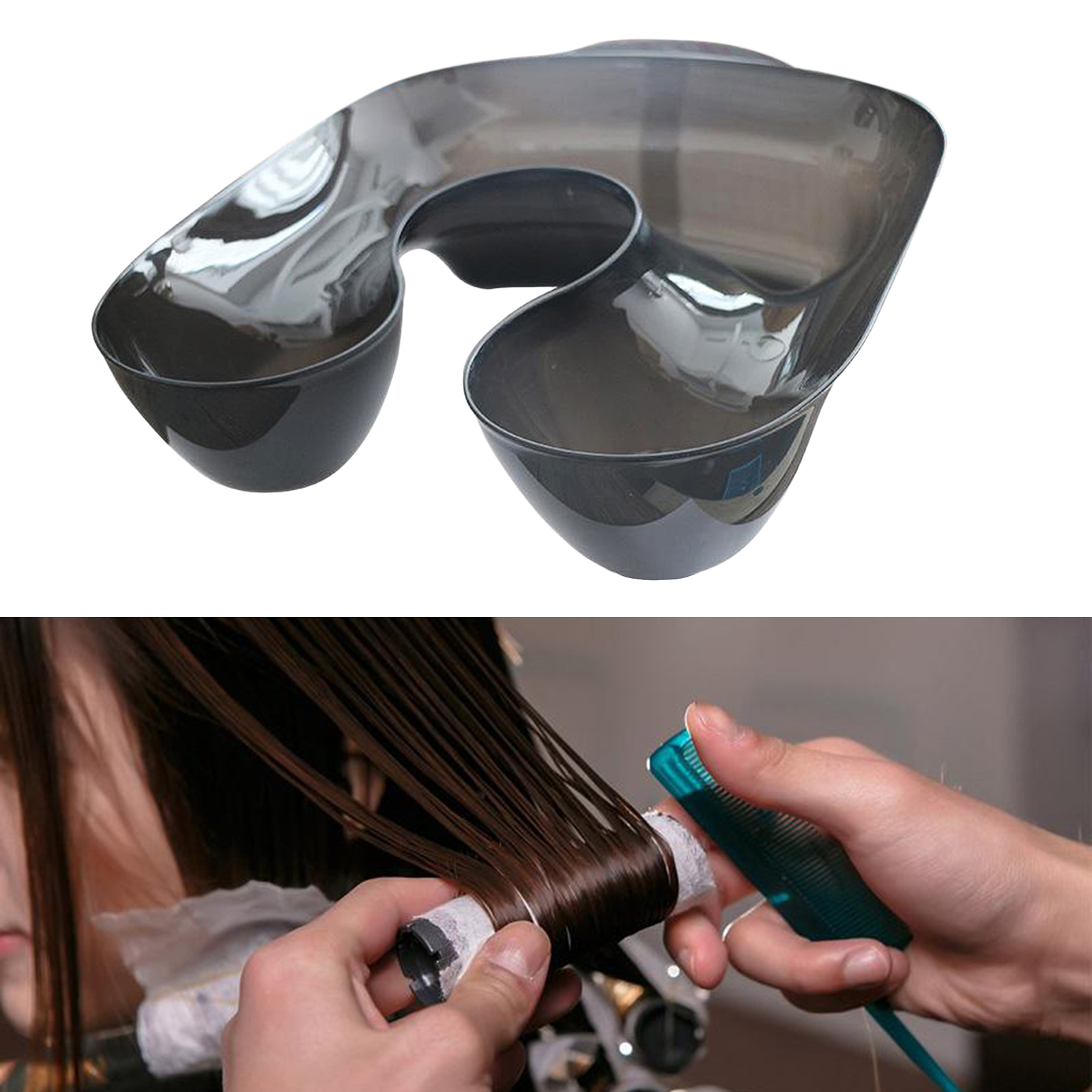 PVC Hair Washing Neck Tray Large Salon Perming Container Hair Styling Tools