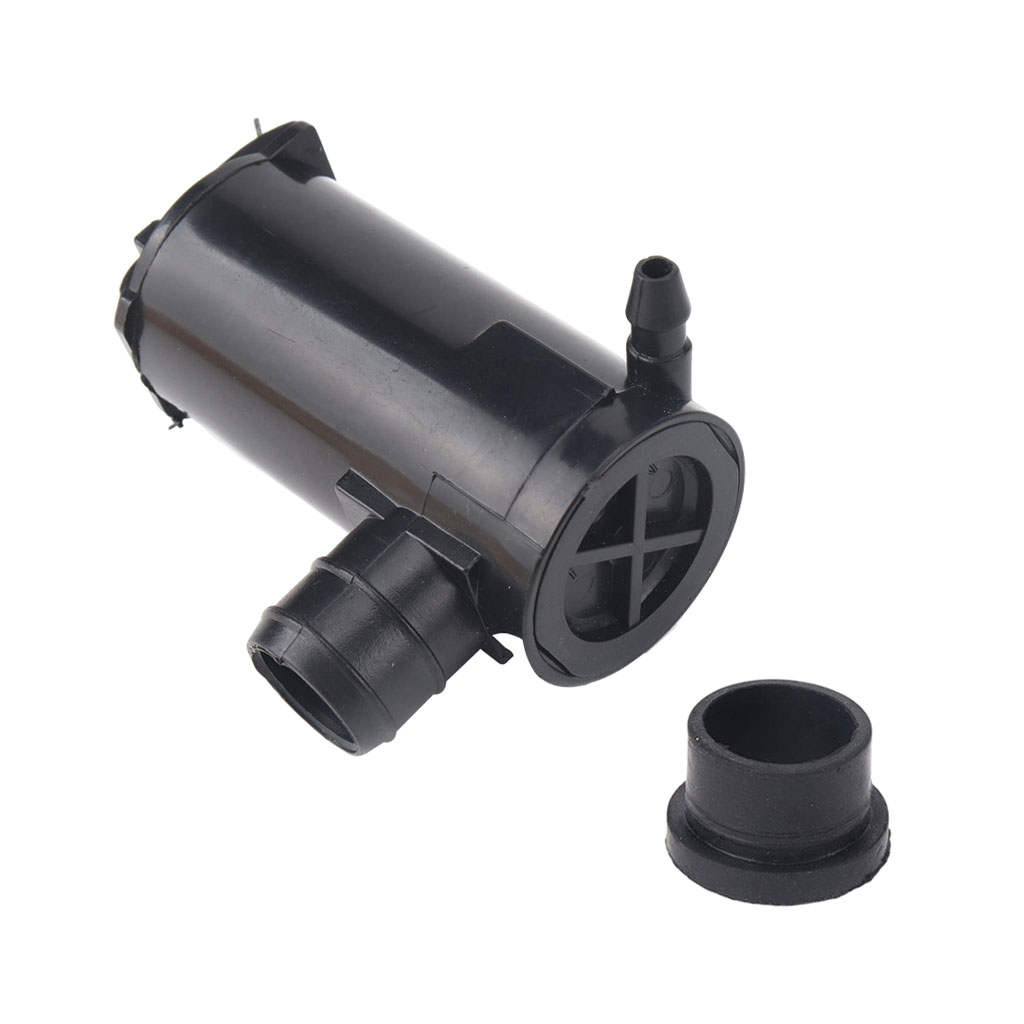 Automobile Windshield Washer Pump with Grommet 85310-22080 Fit for Honda Easy to Install Premium Black Professional