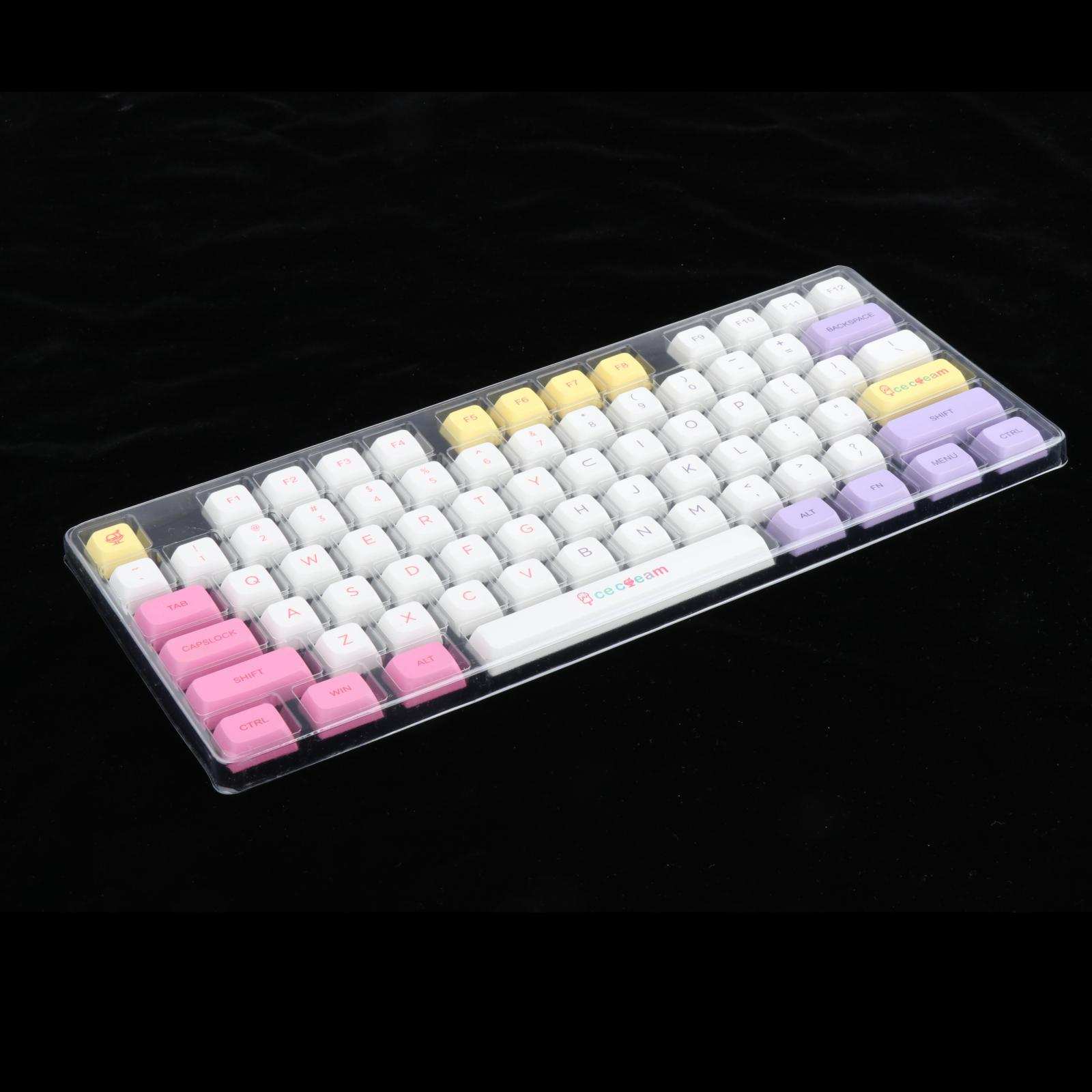 3 Layers Keycap Storage Box Dustproof Compartment Keyboard Set Organizer