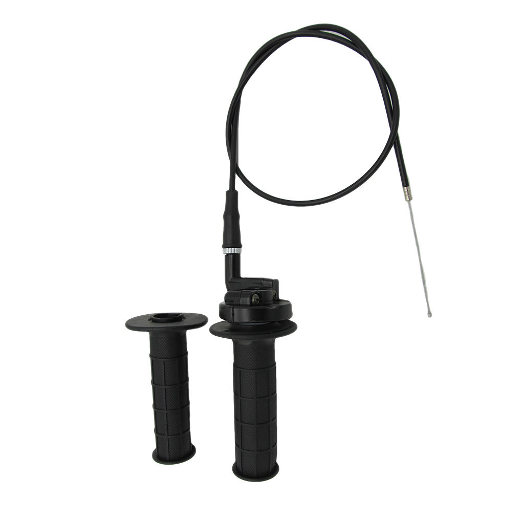 1 Pcs 7/8 Inch Twist Handle Throttle Grip Tube & Cable For 110-250cc Mini Dirt Bike Quad ATV Etc