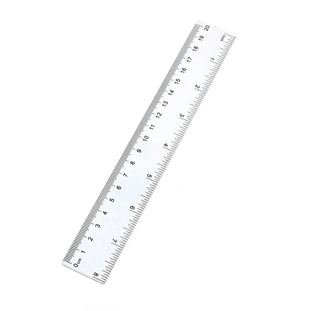 24 Pcs Plastic Rulers,6 Inch Clear Straight Ruler Colored Safety Ruler  0-15cm Kids School