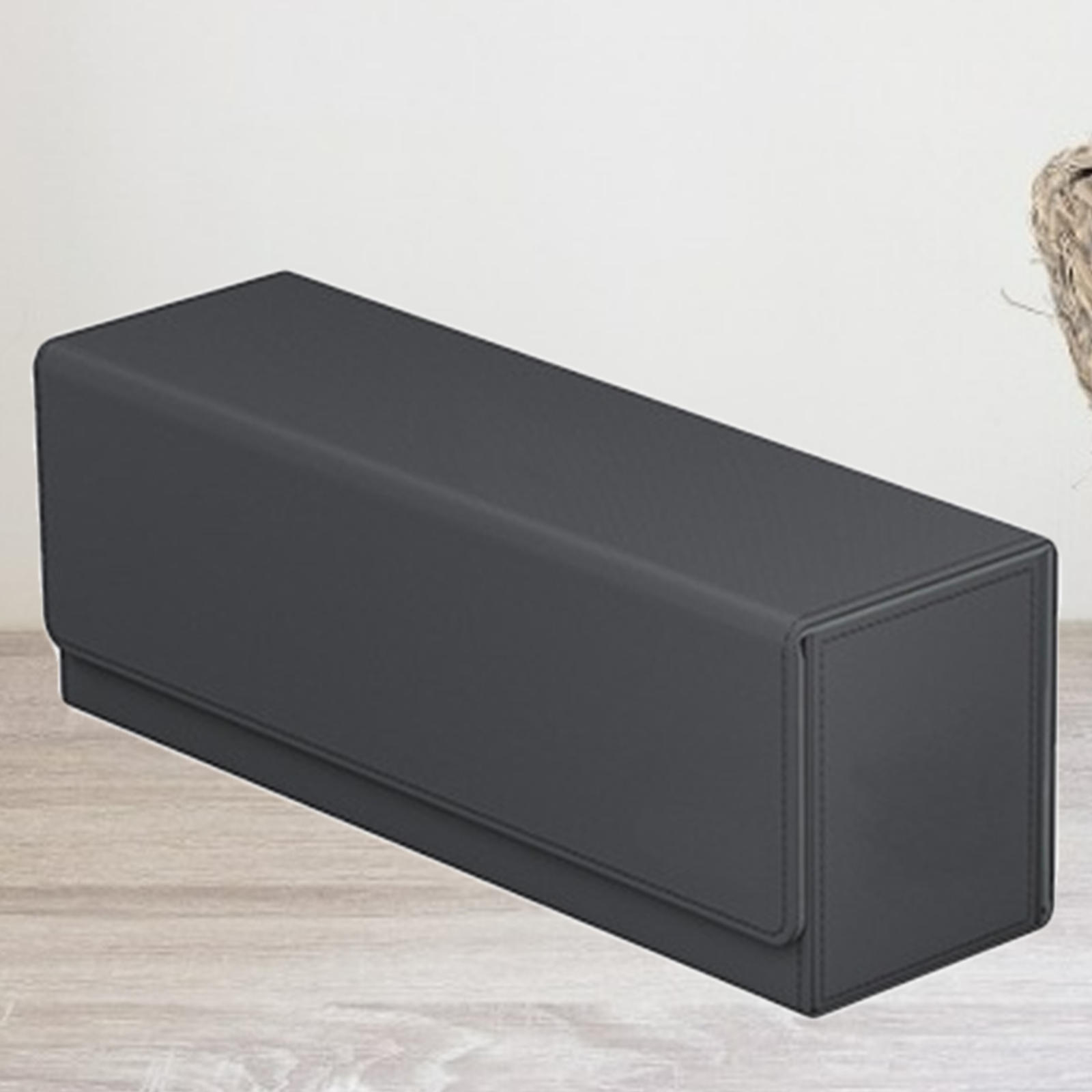 2x400 CARD CASE + Divider-Trading Card Deck Box 310x95x115mm Grey