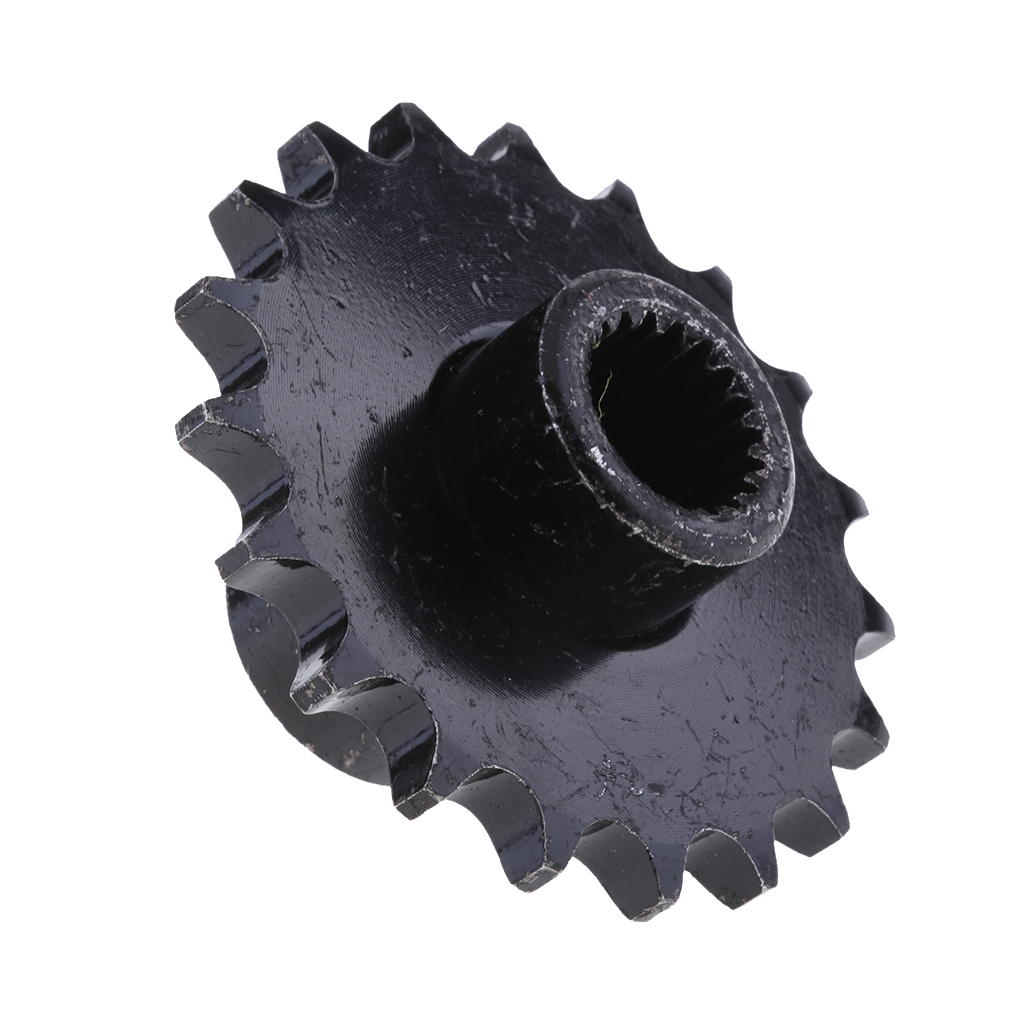 19 Teeth 428 Front Chain Sprocket Cog Gy6 125 150cc Quad Dirt Bike ATV Buggy Metal 19T Rear Sprocket Cog for 428 Chain Black