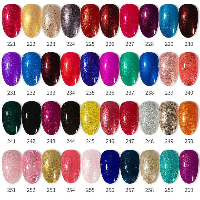 Best of RS NAIL 15ml UV Nail Gel Polish 308 Colors Gel Varnish #241-308 Color Black White Red Gel Lacquer Of Nail Art Gel Polish (5) Reviews & Tips - Image 3