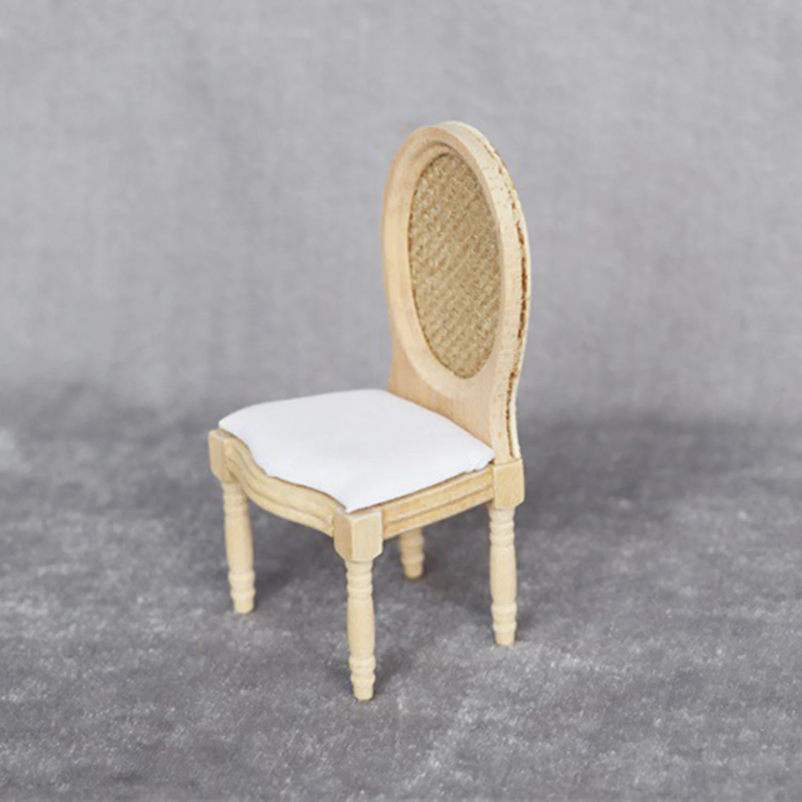 1/12 dollhouse armchair miniature furniture living room accessories wooden toys