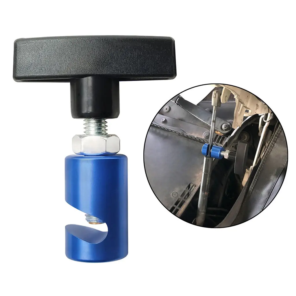 Lift Support Clamp for Vehicles And Shrouds With Weak Or Dry Struts