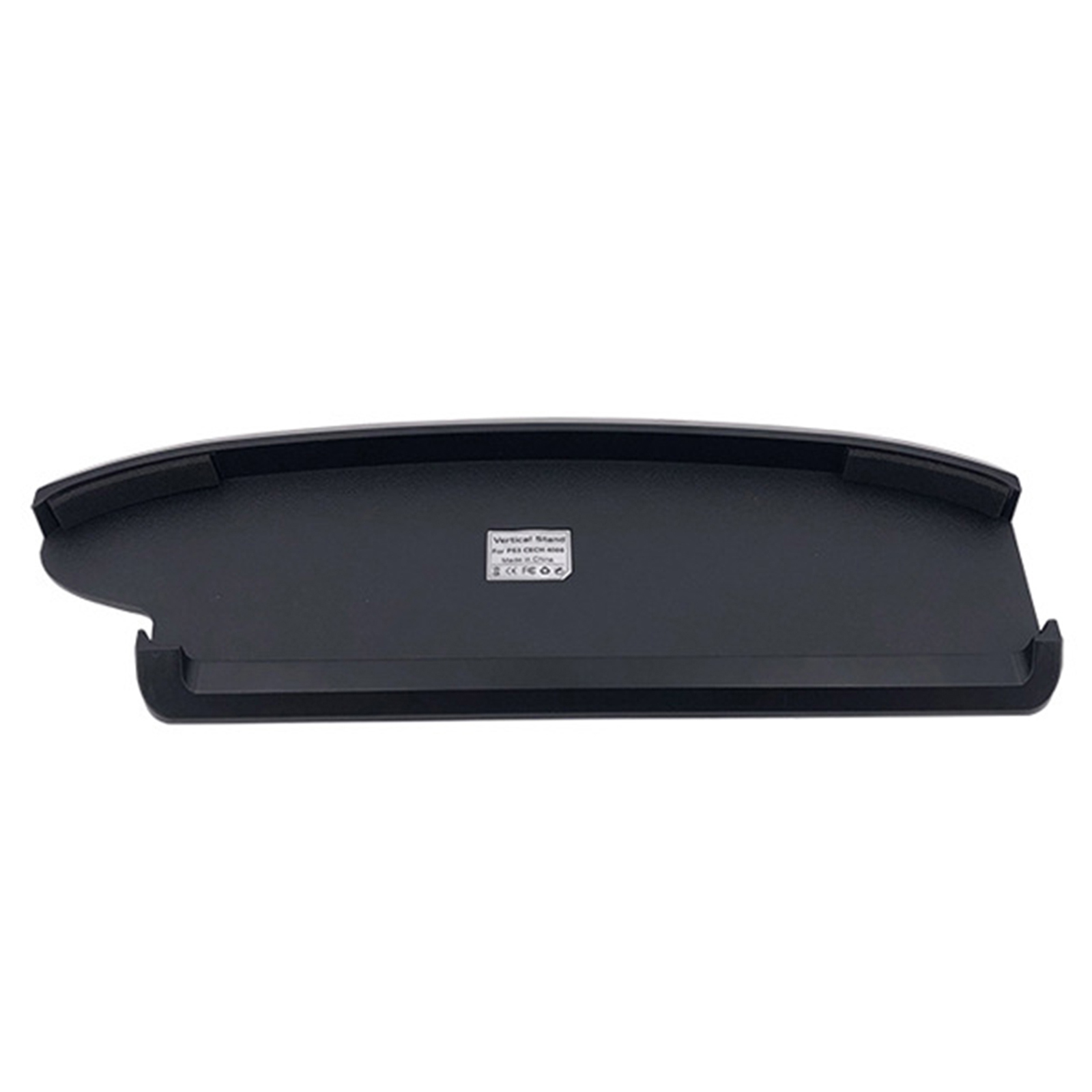 Console Vertical Stand fits for PS3 Super Slim 4000, Four rubber feet on the bottom prevent sliding