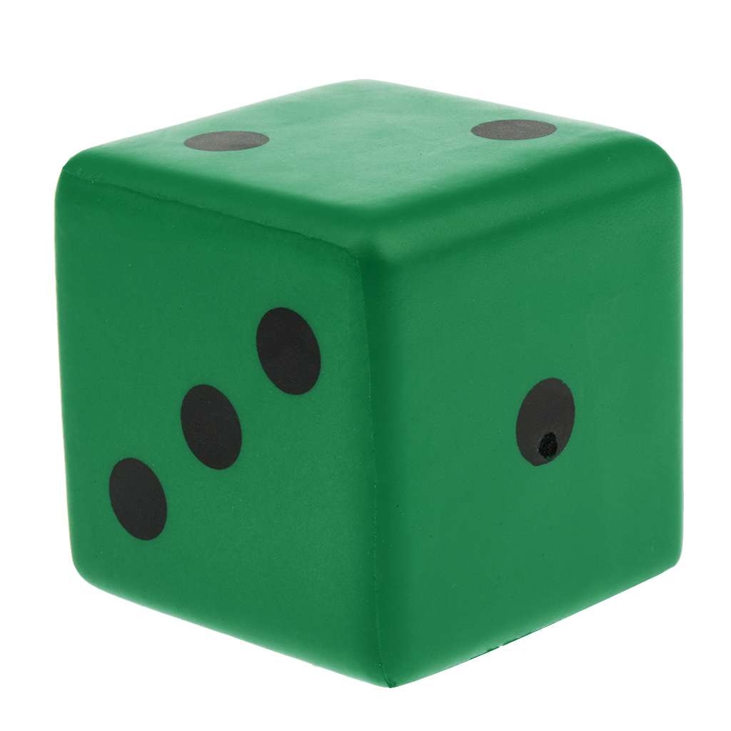 Sponge Dice Foam Dot Dice Playing Dice for Math Teaching Puzzle Toy 8cm