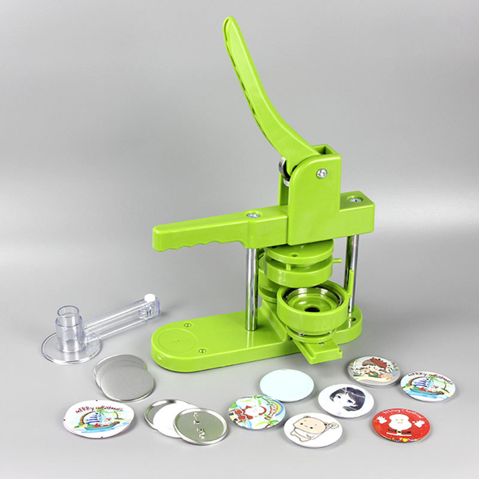 Installation-Free Button Maker Machine, DIY Pin Button Maker Press Machine Kit, Badge Punch Press Machine