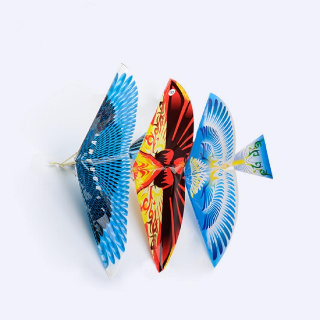 and Elastic Powered Wind Up Ornithopter Bird Model Kite Children's Toys