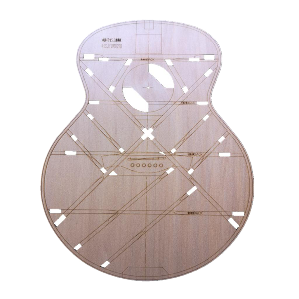 41 inch SJ Acoustic Guitar Layout Template - Guitar Building