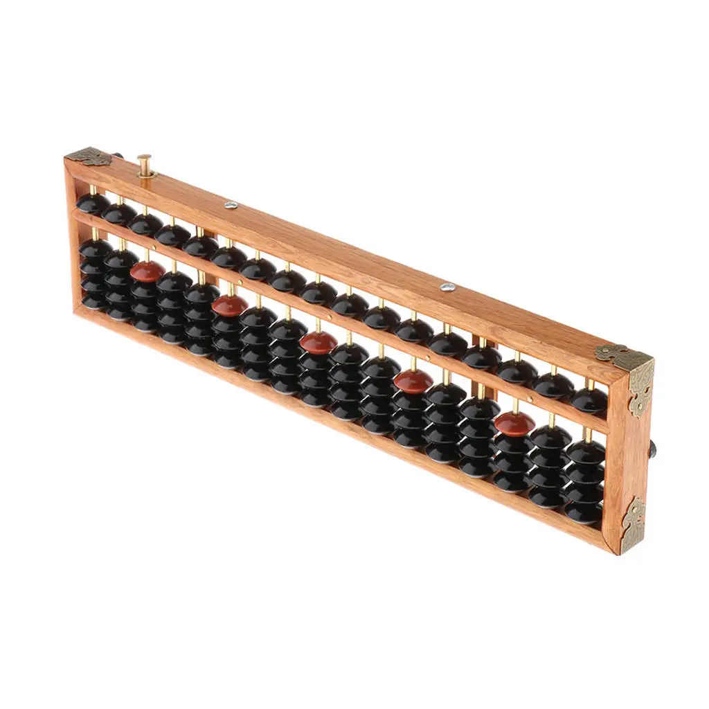Standard Soroban Abacus Holzspielzeug   17 Stellig Mit 85 Perlen 