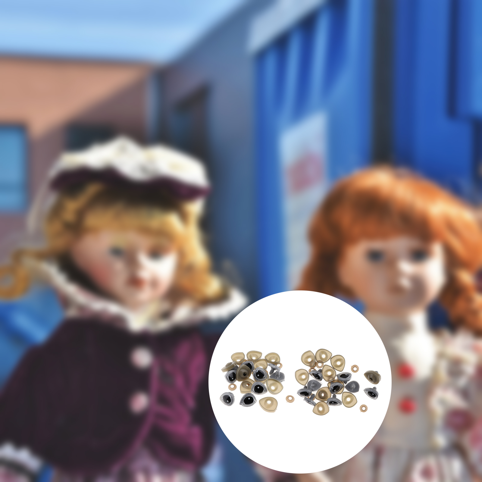 Plastic Safety Eyes DIY Accessories for Stuffed Plush Stuffed Animals Large And