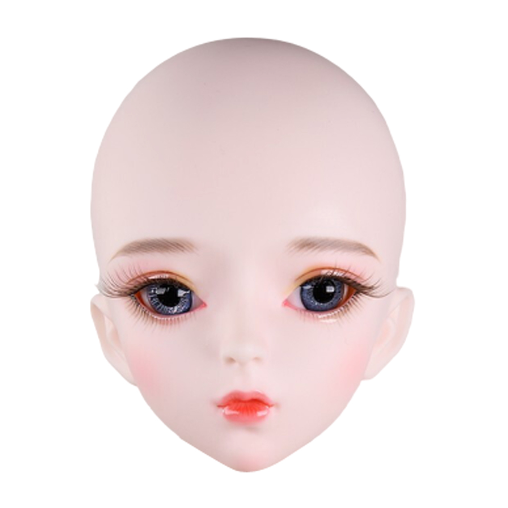 60cm BJD Doll Head DIY Customized Replacements Making Body Practice Supplies