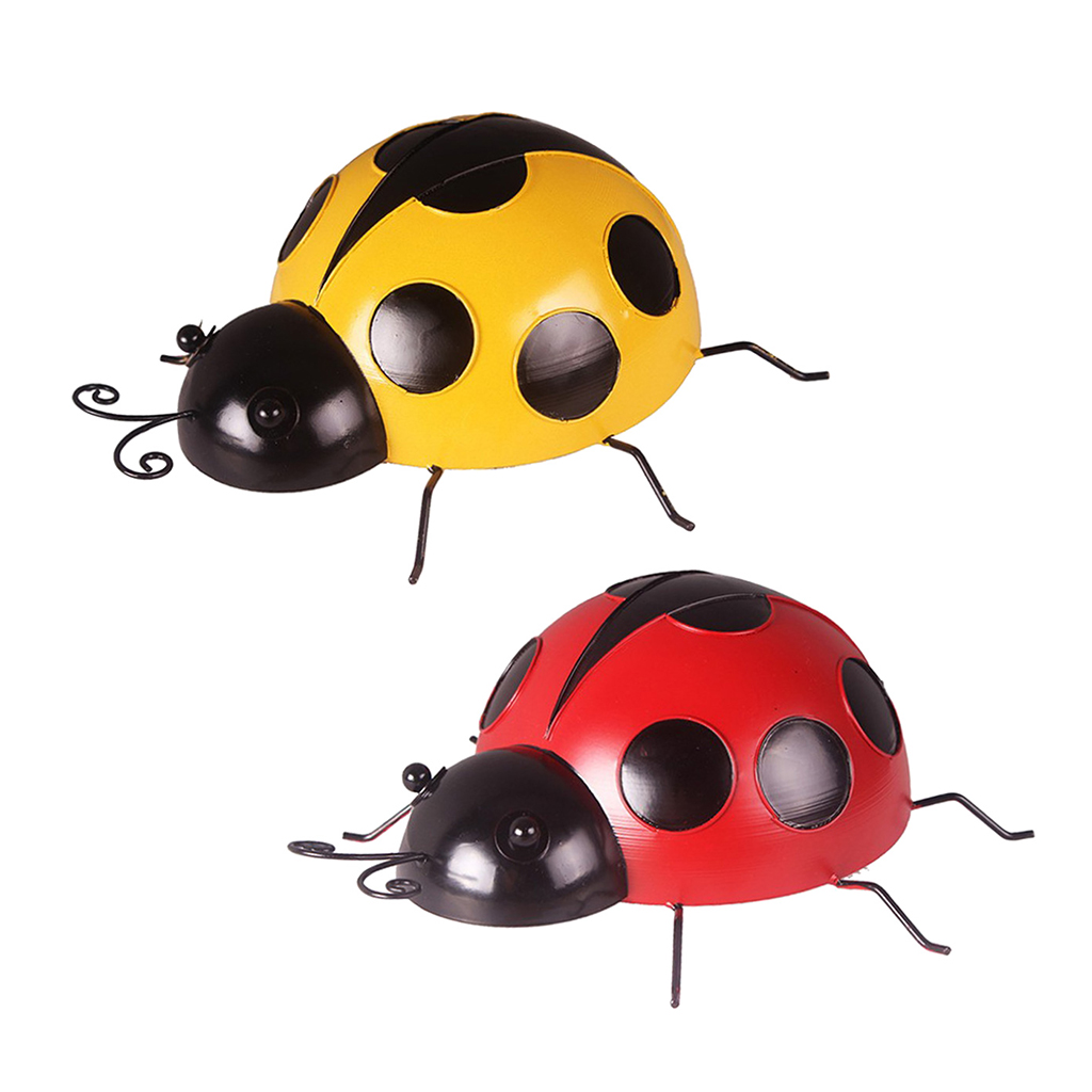 2Pcs Bee  Garden Lawn Miniature Figurine Decoration Ornament Tree Top Decorations DIY Craft