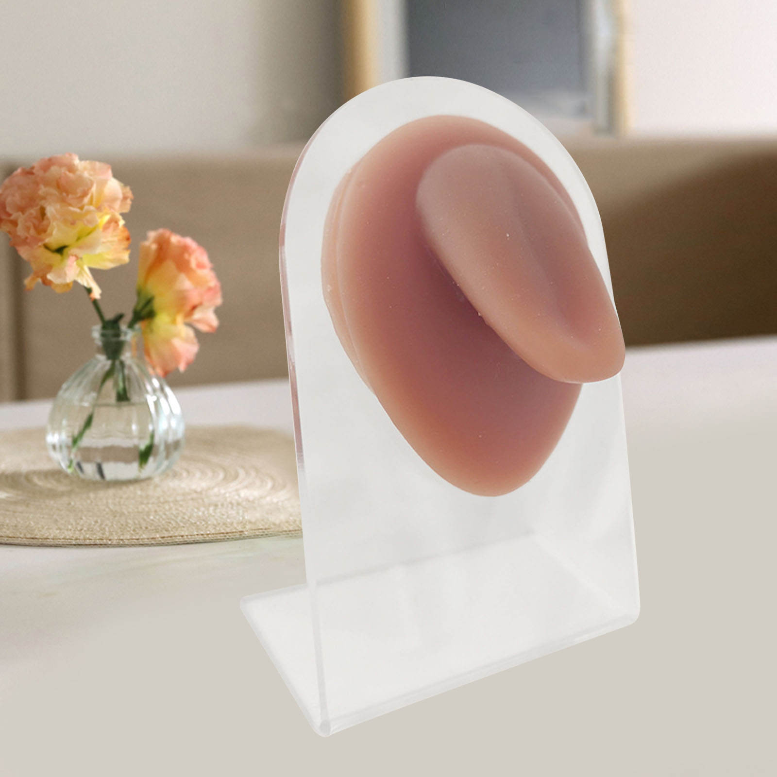 Human Body Part Models Soft Feelings Silicone Modeling for Piercing Exercises Home Teaching Demonstration Tool with Stand