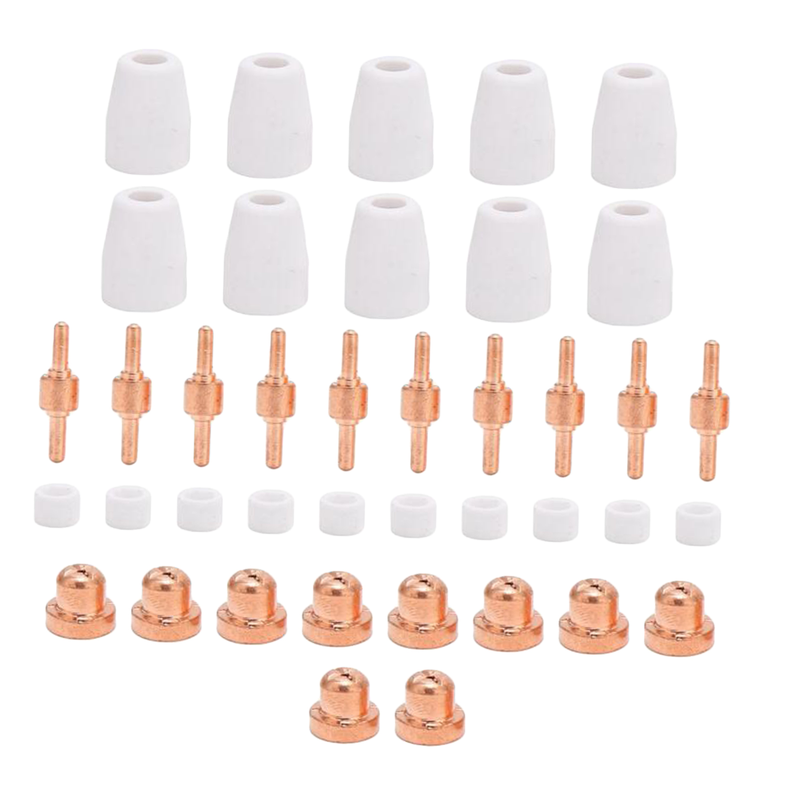 LG-40 Air Plasma Cutter Consumables Electrodes Tips Nozzle Set for CUT40 CUT50 LGK50 LGK60 Welding Machine