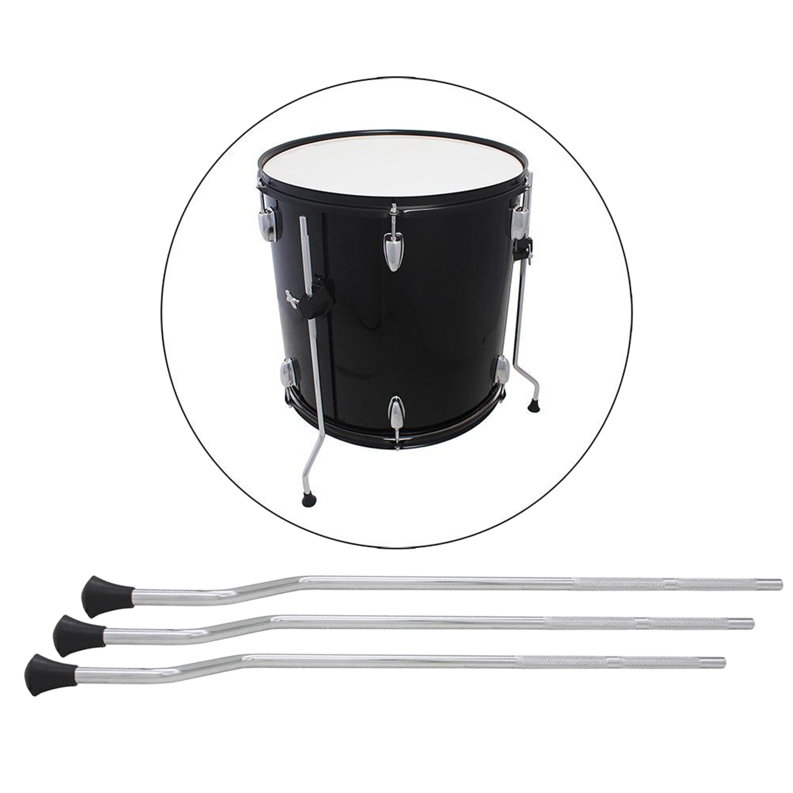 Floor Tom Drum Legs Support Anti-Slip Percussion Replacement Parts DIY