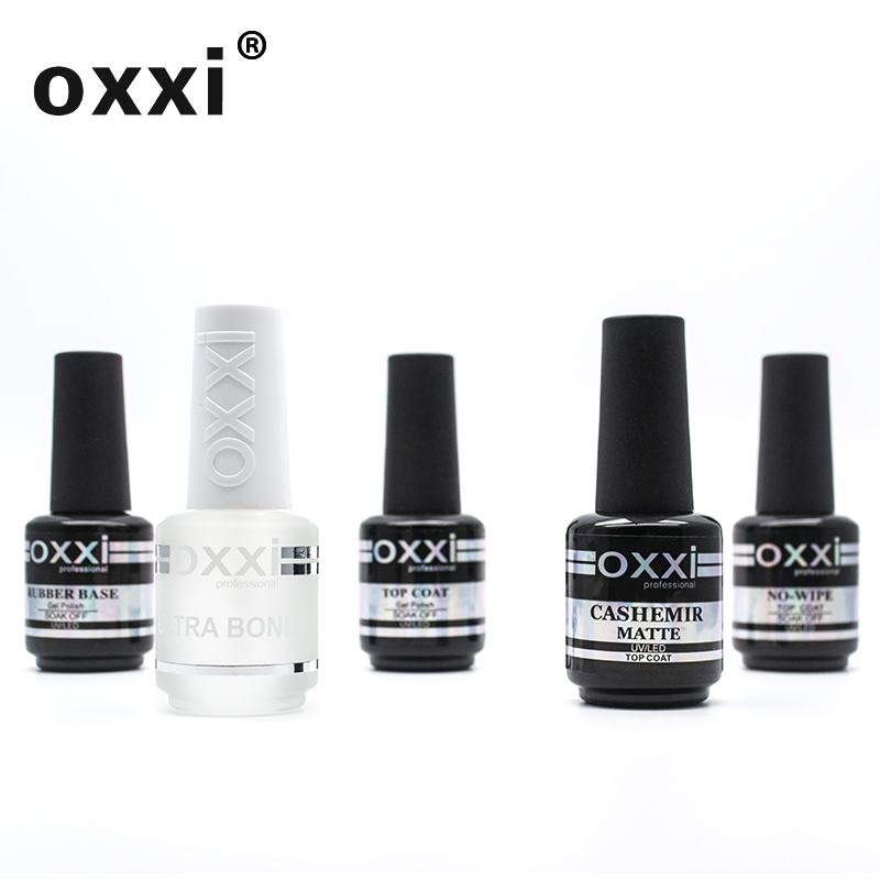 Best of Oxxi Latest 15ml Nail Rubber Base Coat Semi Permanant UV Gel Varnishes Primer For Nails Matte Top Coat Nail Art Base Top Gellak Reviews & Tips - Image 6