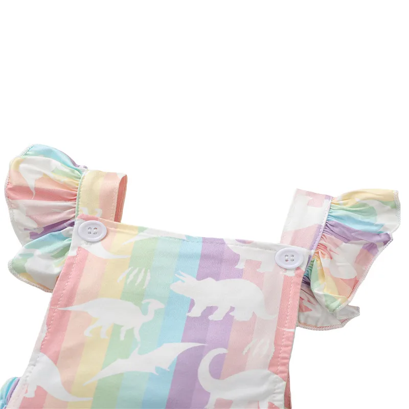 0-24M Newborn Unicorn Rainbow Jumpsuits Baby Romper