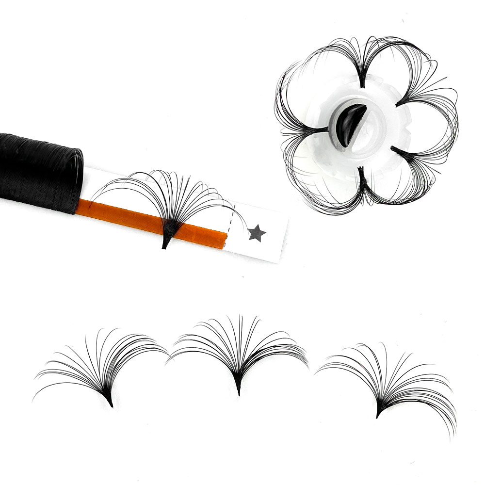 Best of Abonnie 0.03-0.10mm Easy Fan Lashes Mega Volume Fans Eyelash 8-25mm Automatic Flowering Fast Blooming Eyelash Makeup Cilios Reviews & Tips - Image 5