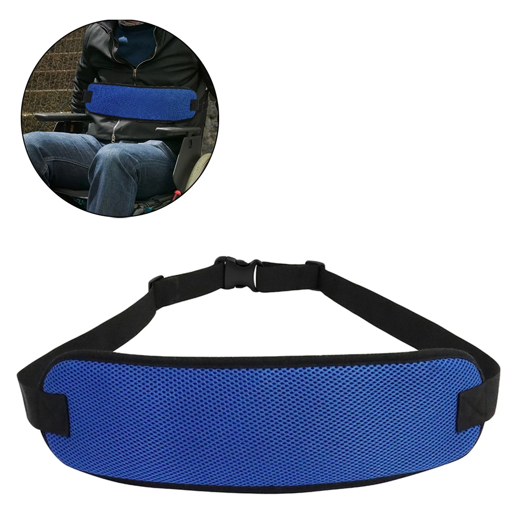Wheelchair Seat Belt Adjustable Wheelchair Safety Harness for Patient Caring Cushion Harness Straps with Easy Release Buckle