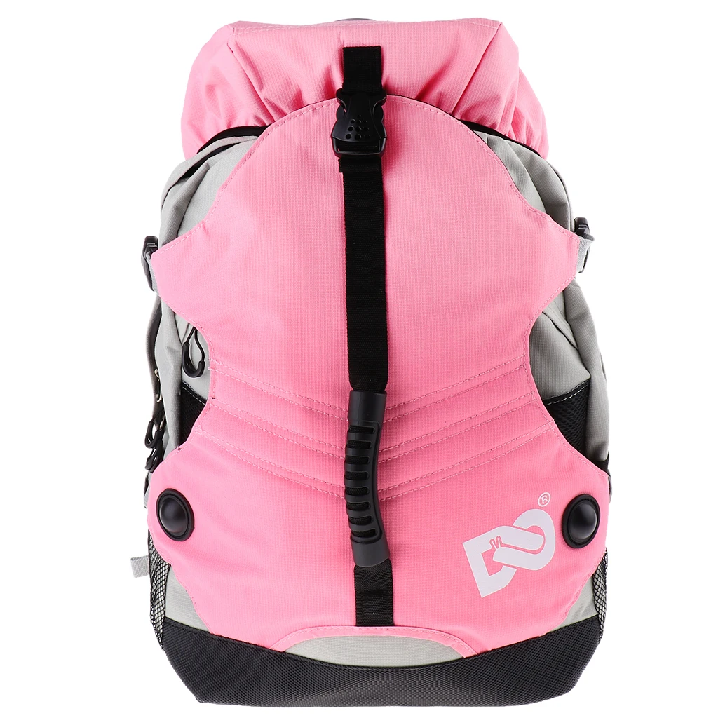 Professional Roller Skates Backpack Inline Skates Skating Shoes Boots Carry Bag Durable Multi-pocket Sports Rucksack Unisex 