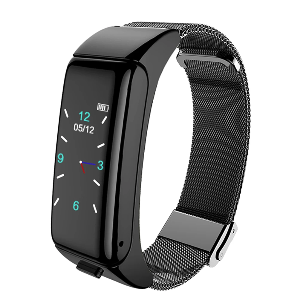 B6 2 IN 1 Smart Watch Bluetooth Smart Bracelet Headset for Business Sports PICK