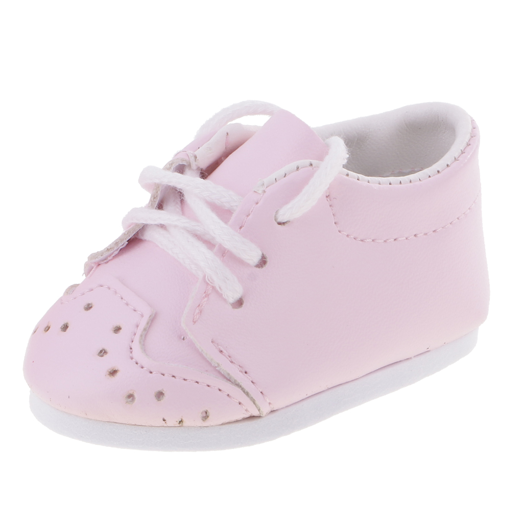 Stylish Leather Shoelaces Shoes Sneakers for 18