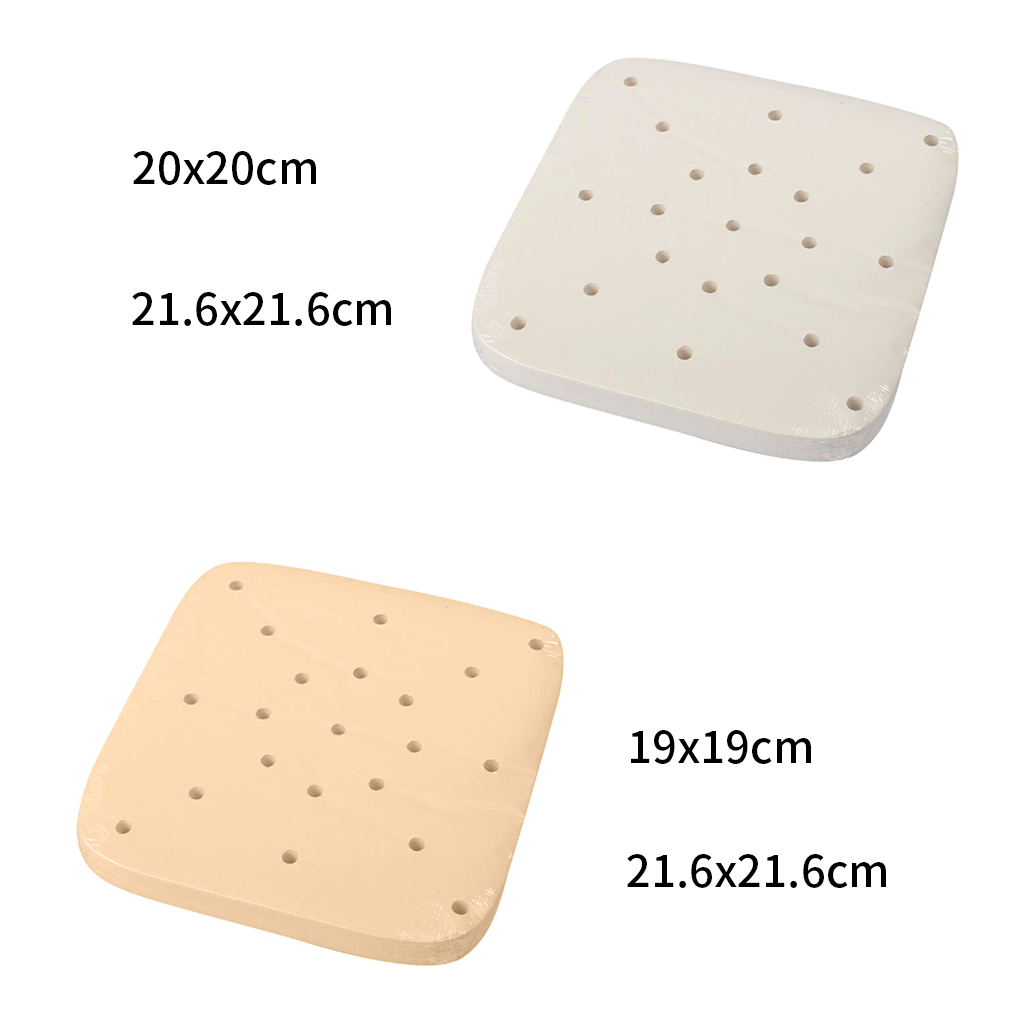 100pcs Baking Round Parchment Paper Liners Safe for Oven and Electronic BBQ Grill Greaseproof Paper Hamburger