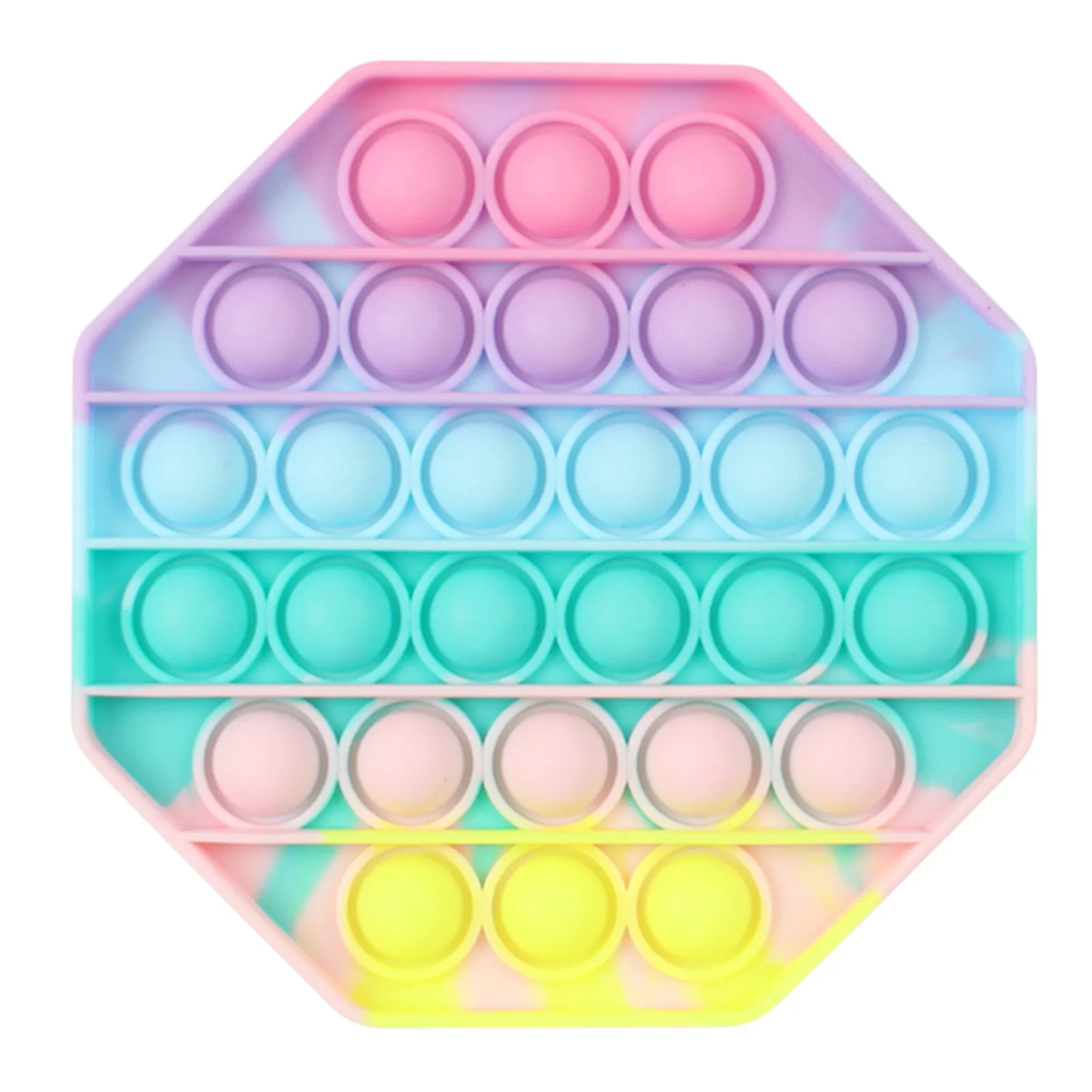 dna ball fidget Rainbow Bubble Pops Kids Fidget Toys Sensory Autisim Special Need Its Anti-stress Stress Relief Squishy Simple Dimple Fidget Toy pea pod fidget toy