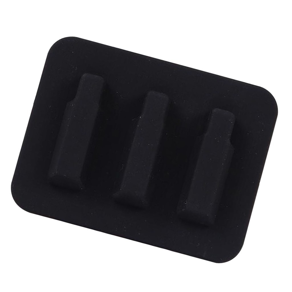 7.5x6cm Black Guitar Silencer Guitar Mute Pad for Acoustic Electric Guitar