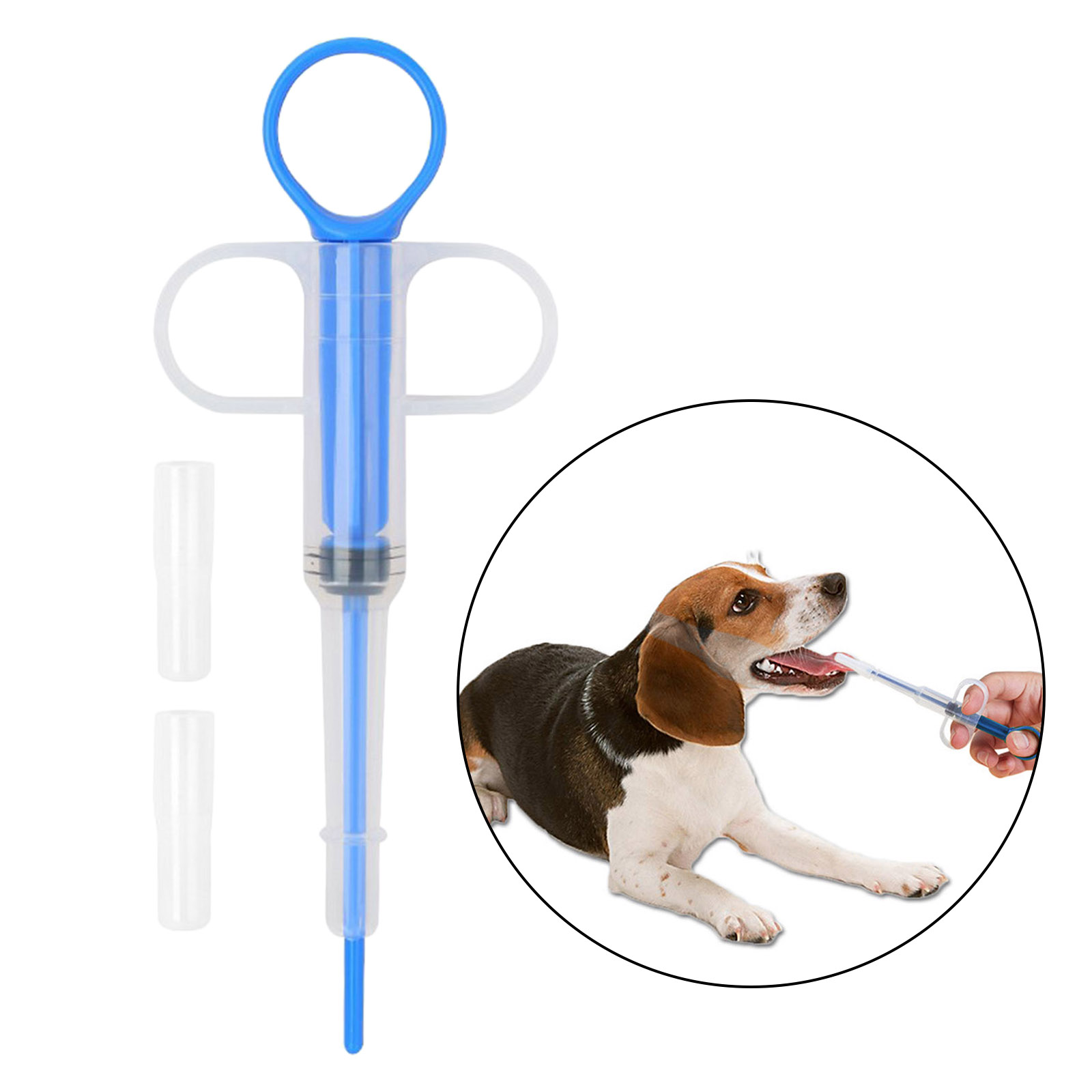 Pet Pill Popper Pill Gun for Cats Pet Syringe Feeding Oral Tablet Capsule or
