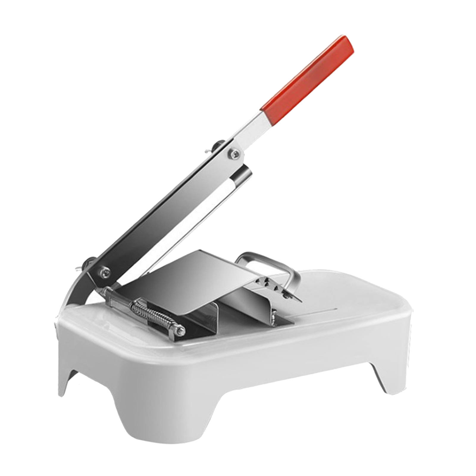 Manual Frozen Meat Slicer Cutter Hand Cutting Machine Roller for Vegetable Hotpot Shabu Adjustable Thickness