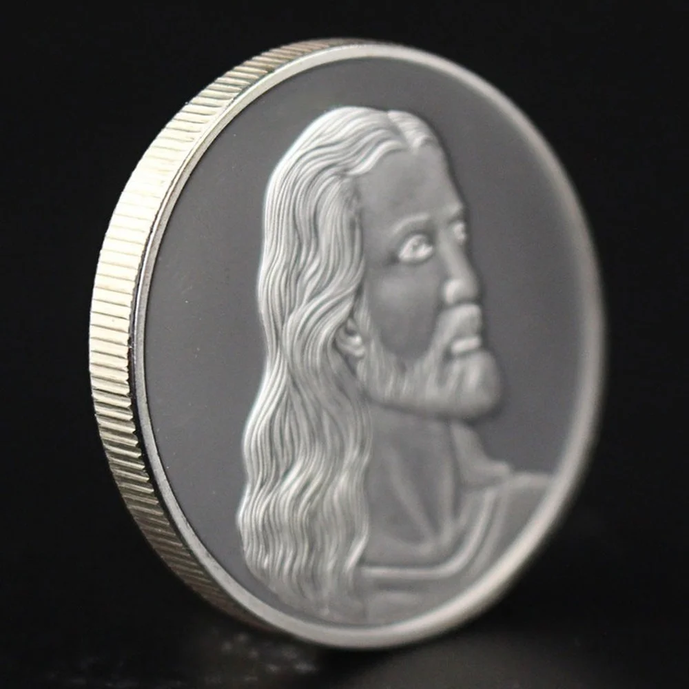 Jesus last supper commemorative coin collection collectible christmas gift TCA 