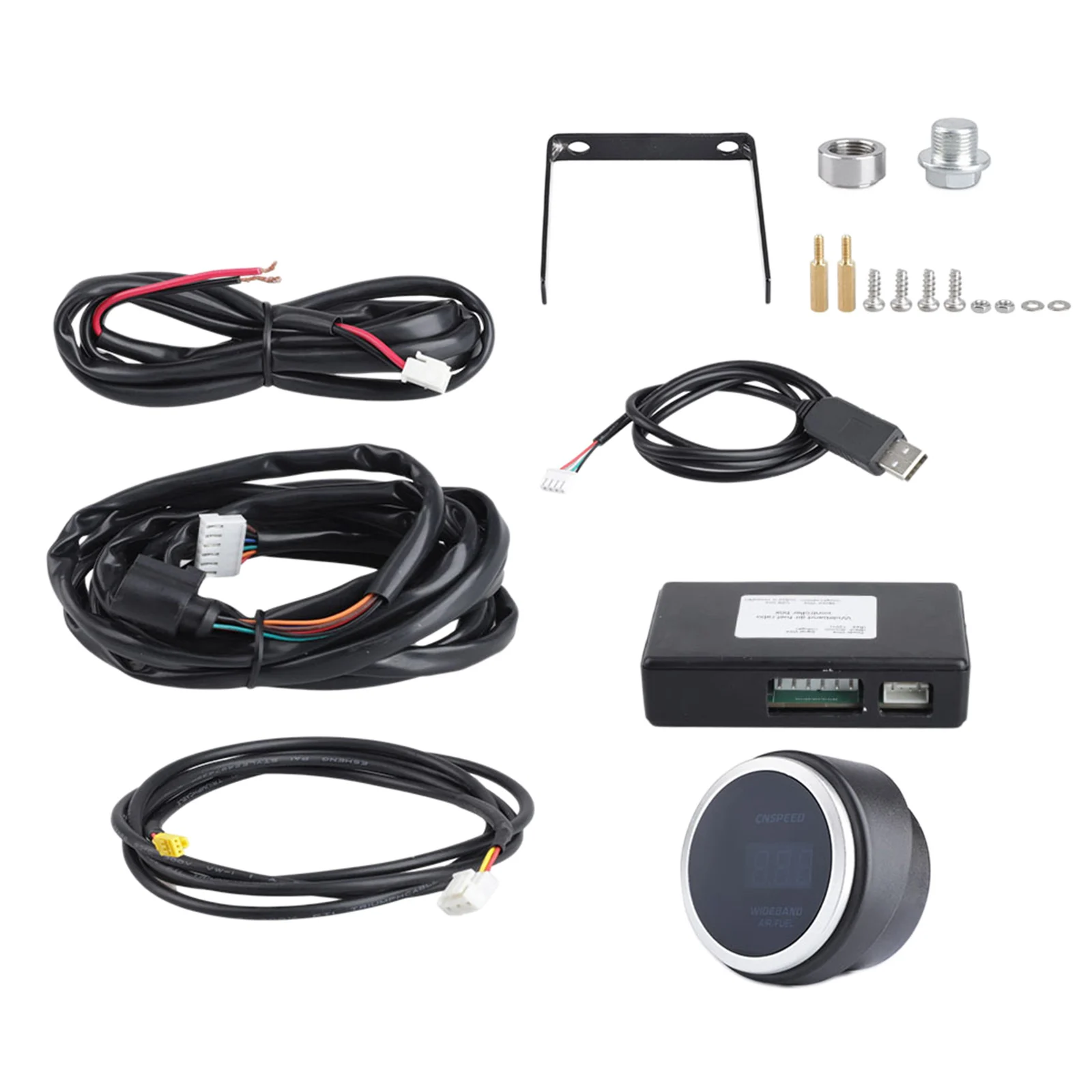 Digital Wideband Air / Fuel Wide Band Ratio AFR Gauge Kit Includes  2-1/16