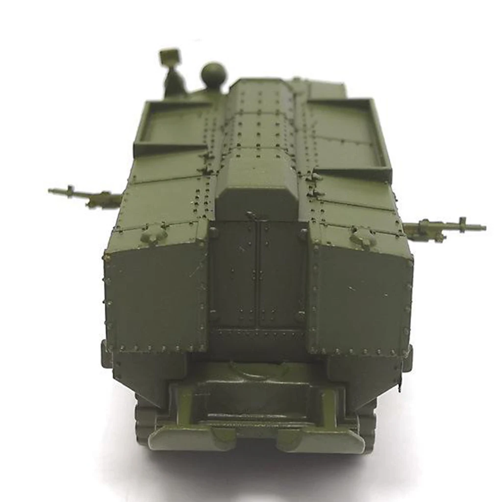 1/100 French Heavy Battle Tank Diecast Metal Armor Model Kit Decorative