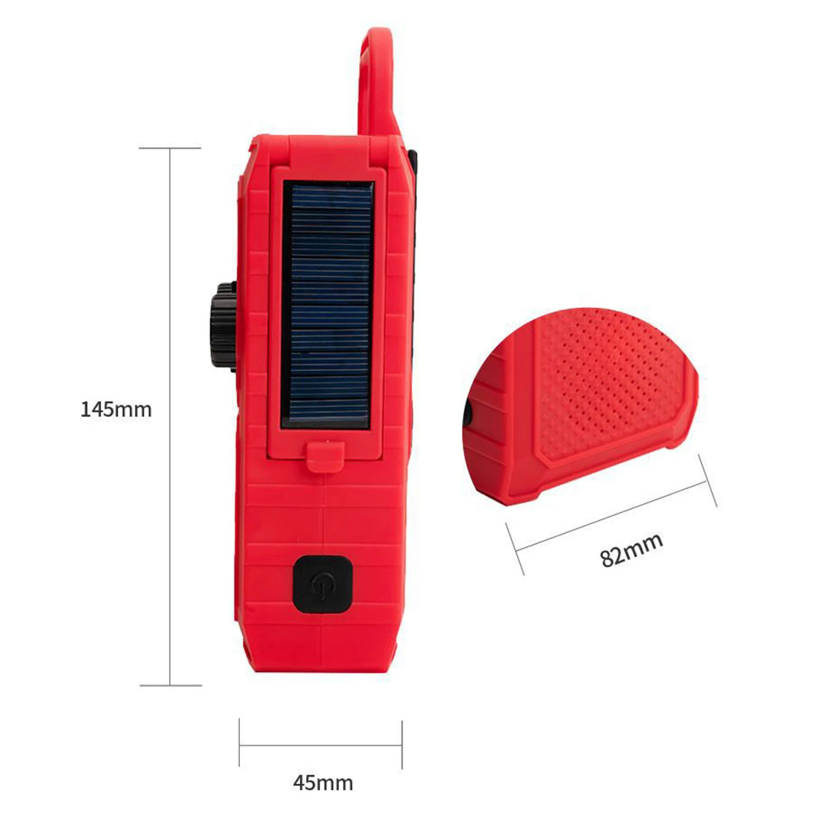Emergency Solar Hand Crank Weather Radio  Charger Flash Light SOS
