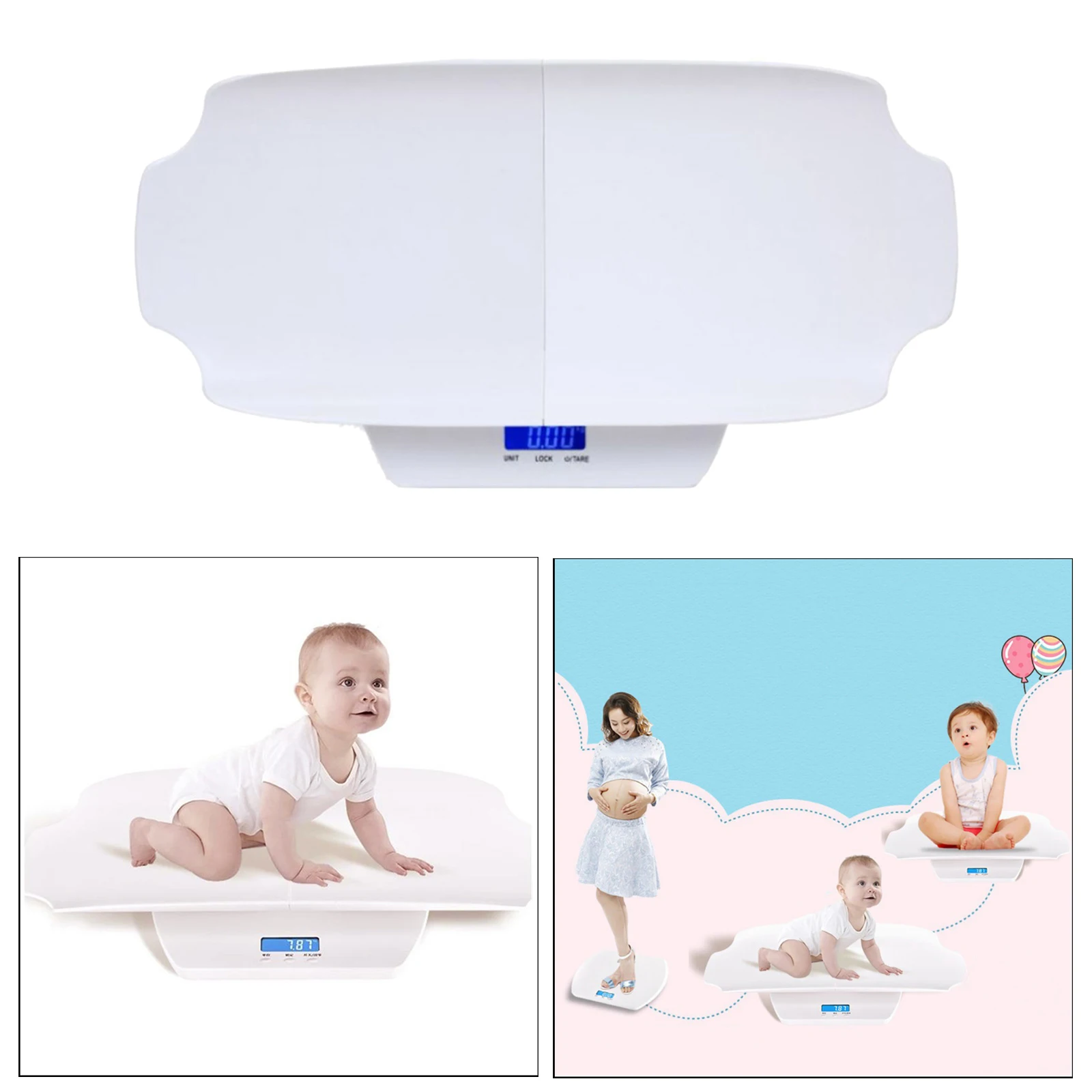 Electronic Digital Baby Weighing Scale Infant Pet Newborn Puppy Cat Scales