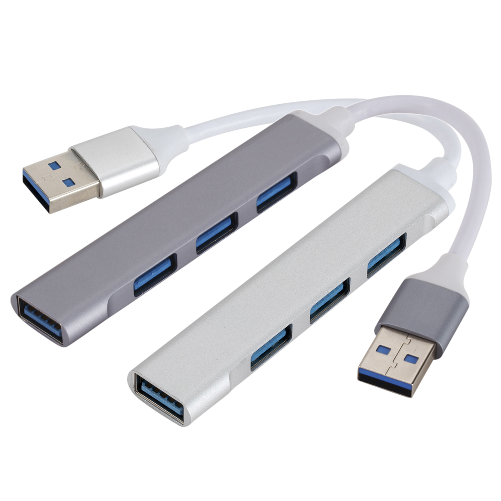 Mini Metal USB HUB 3.0 4 Port Splitter Adapter OTG for PC Computer for Laptop Notebook