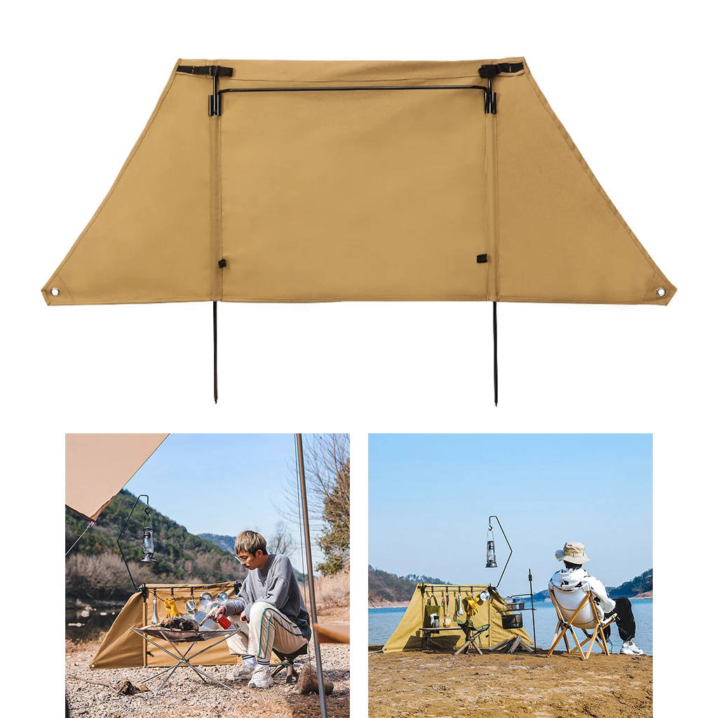 Outdoor Camping Stove Windbreak, Non- Foldable Cooker Windshield
