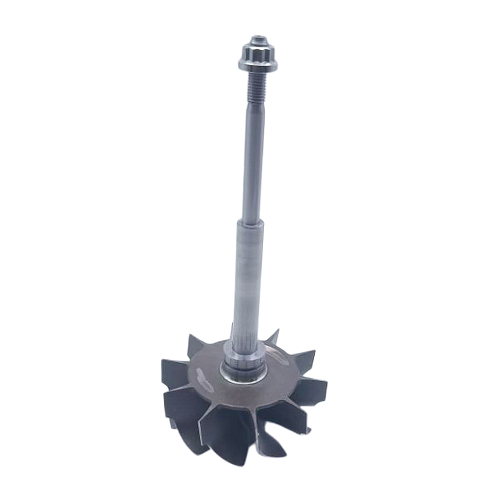  Wheel & Shaft For  HX40 HX40W H1E H1C Turbo 67mm* 76 Mm 10 Blade