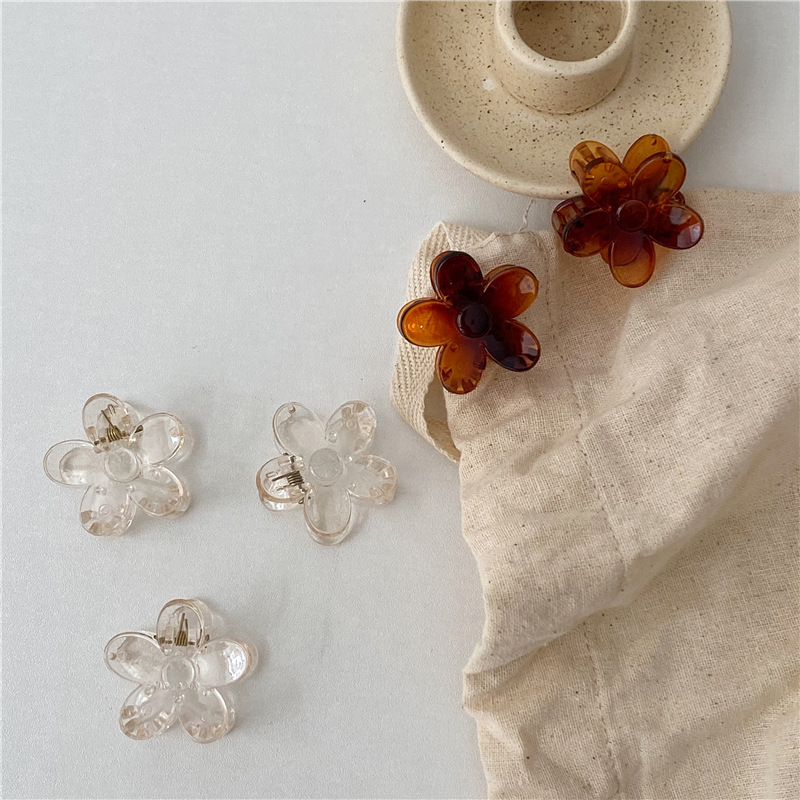 3pc schöne Blume l Haar Krallen clips für Frauen Mädchen Kind Haarnadel Krabben Stirnband für Geschenk Haar Wasch gesicht Zubehör Ornament – Detail 3