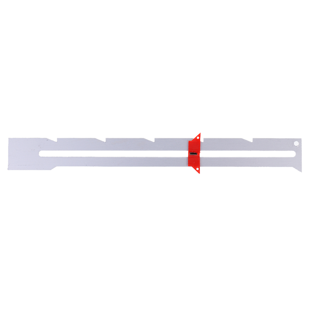 Professional Aluminum Sewing Gauge Measuring Tool Handamde Craft 15cm/5.9in