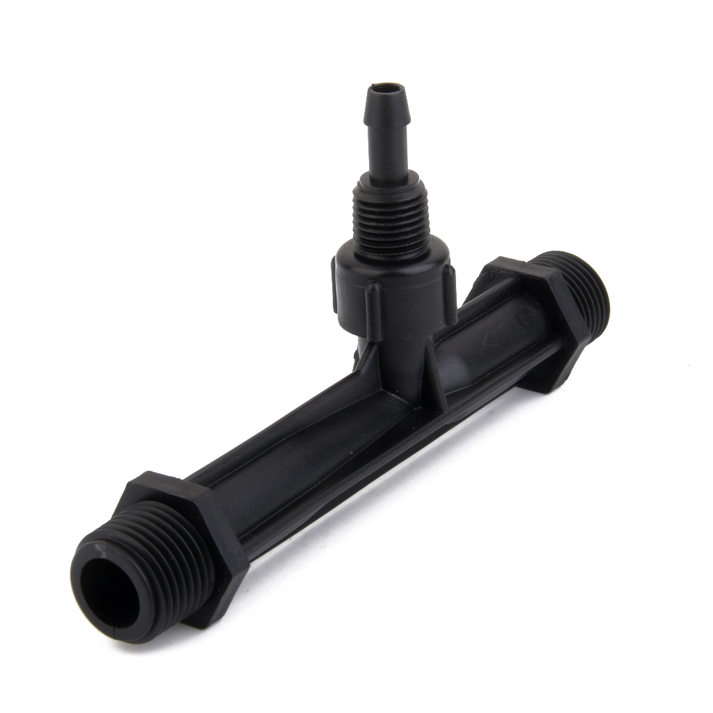 MagiDeal 1pc Venturi Fertilizer Blender Injectors Agriculture Irrigation Tube Watering Irrigation Systems Tool -Black